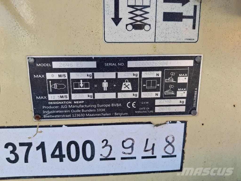 JLG 2646ES Škaraste platforme