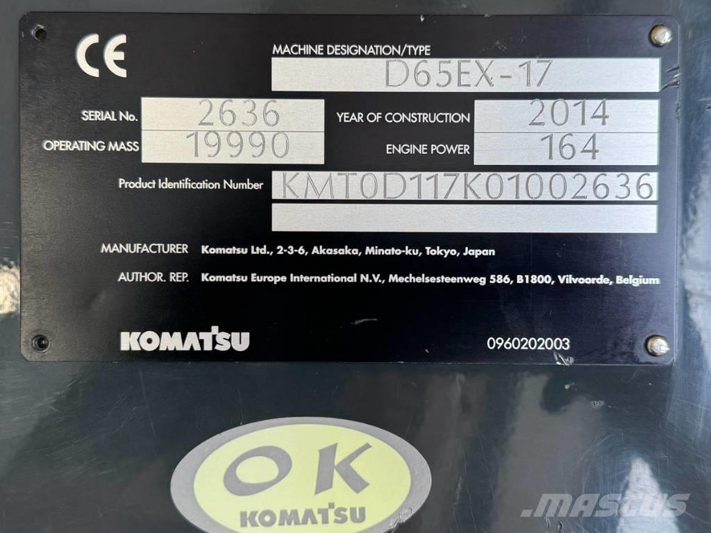 Komatsu D 65 EX-17 Buldožeri gusjeničari