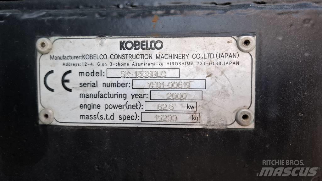 Kobelco SK 135 SR LC Bageri gusjeničari