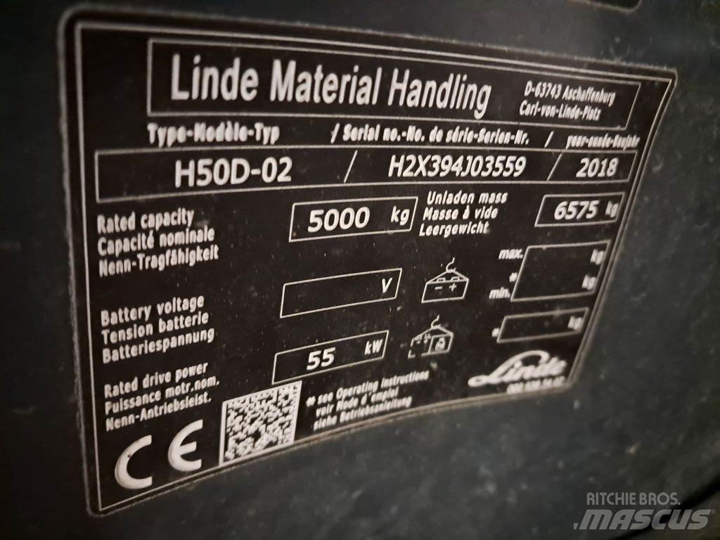 Linde H50D-02 Dizelski viličari