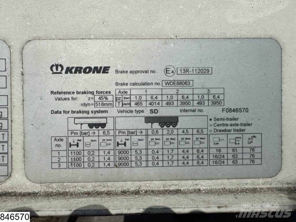 Krone Tautliner Poluprikolice sa ceradom