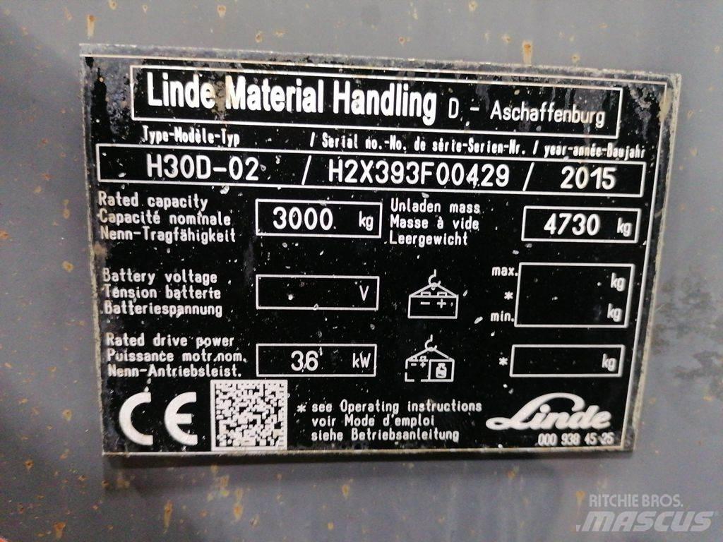Linde H30D-02 Dizelski viličari