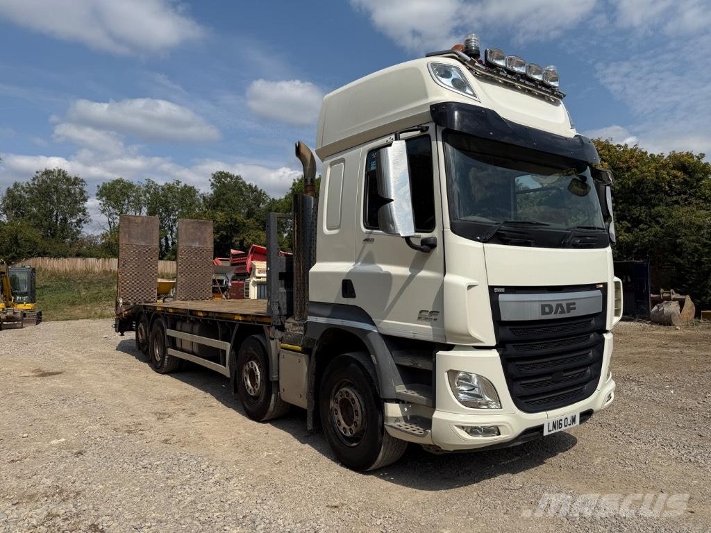 DAF CF 460 Kamioni s ravnim pločom / vitlom