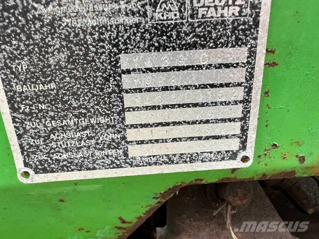 Deutz Fahr FE 6.37 Samoutovarne prikolice