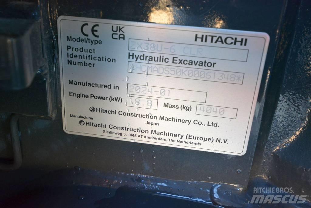 Hitachi ZX 38 U-6 Mini bageri <7t