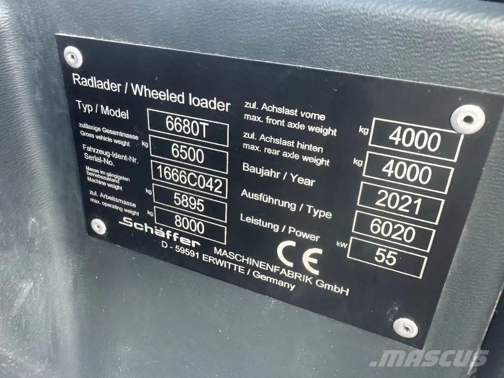 Schäffer 6080T Teleskopski utovarivači na kotačima