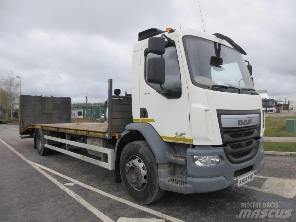 DAF 55.220 Kamioni s ravnim pločom / vitlom