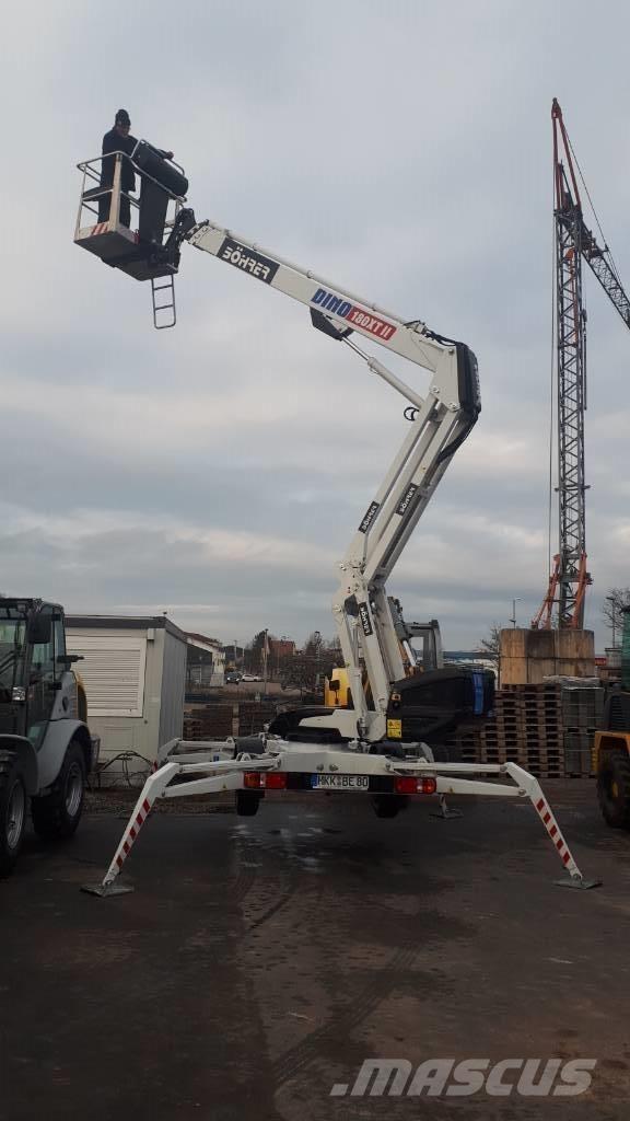 Dino 180 XT II Vučne prikolice se podiznom košarom