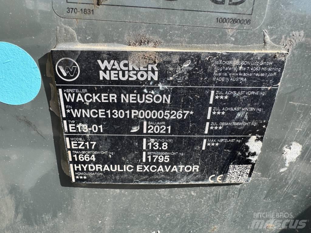 Wacker Neuson EZ17 Bageri gusjeničari