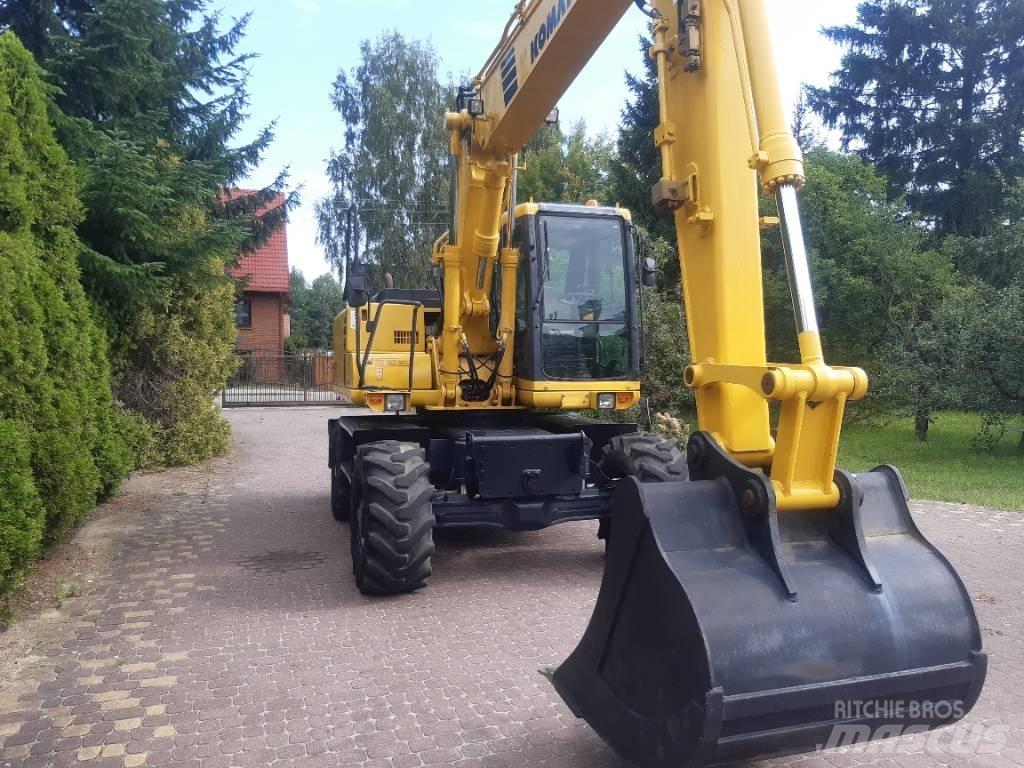 Komatsu PW 130-7 Bageri na kotačima