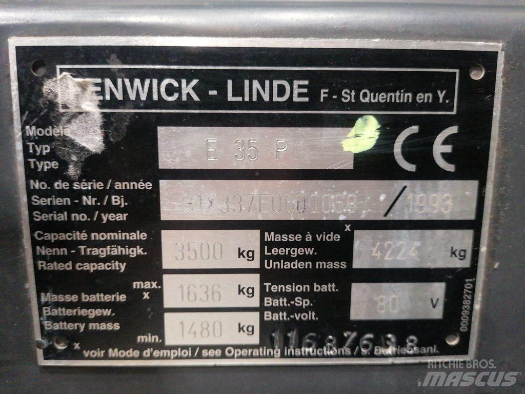 Linde E35P Električni viličari