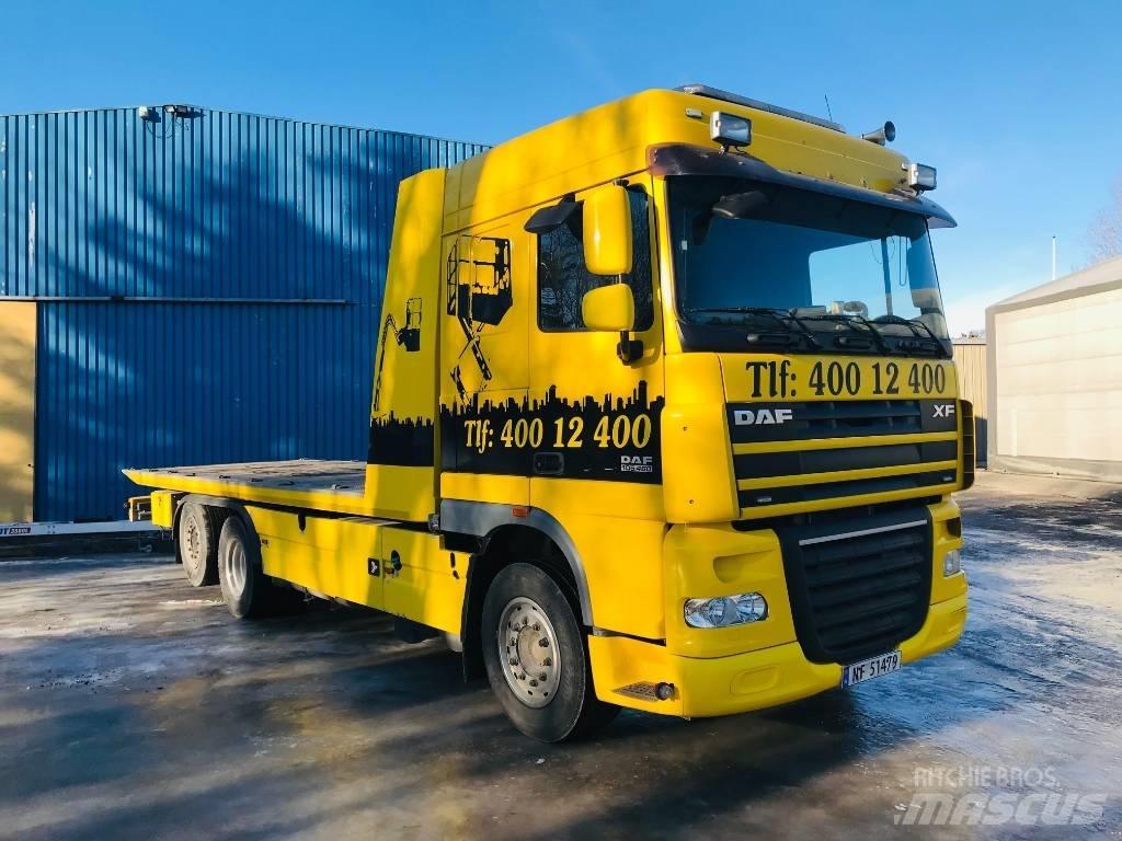 DAF 1850 FAN XF 105 Kamioni s ravnim pločom / vitlom