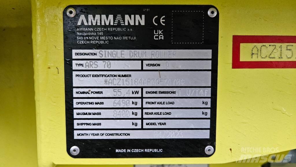 Ammann ARS 70 Valjci sa dvojnim bubnjem