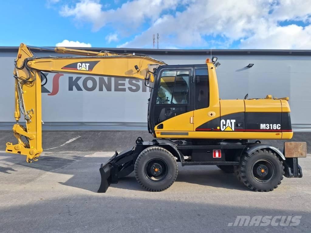 CAT M316C Bageri na kotačima