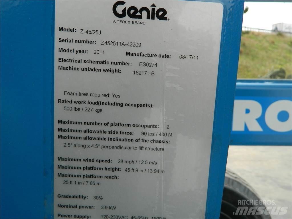 Genie Z45 25JDC Zglobne podizne platforme