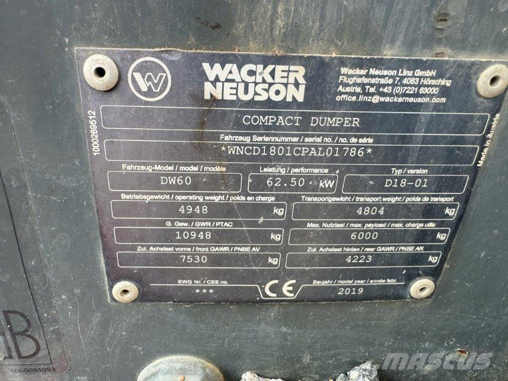 Wacker Neuson DW 60 Demperi za gradilišta