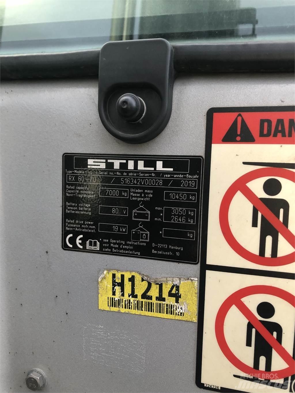 Still RX60-70 Električni viličari