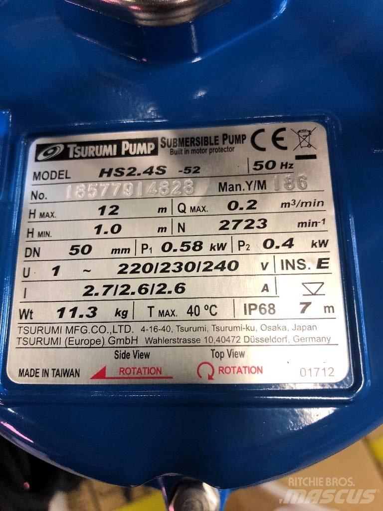 Tsurumi HS2.4S-52 Ostale komponente