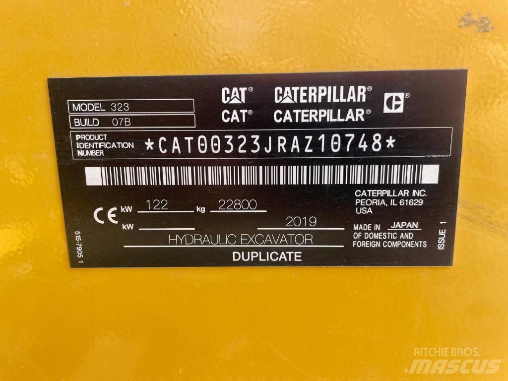 CAT 323NG Bageri gusjeničari