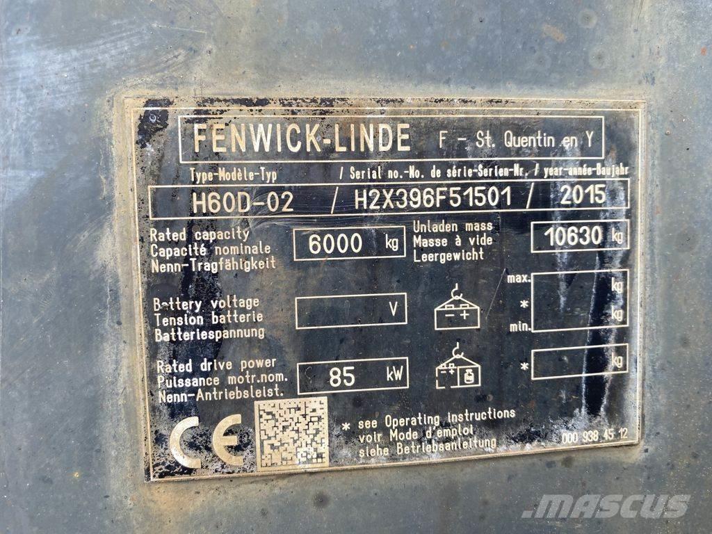 Linde H60D-02 Dizelski viličari