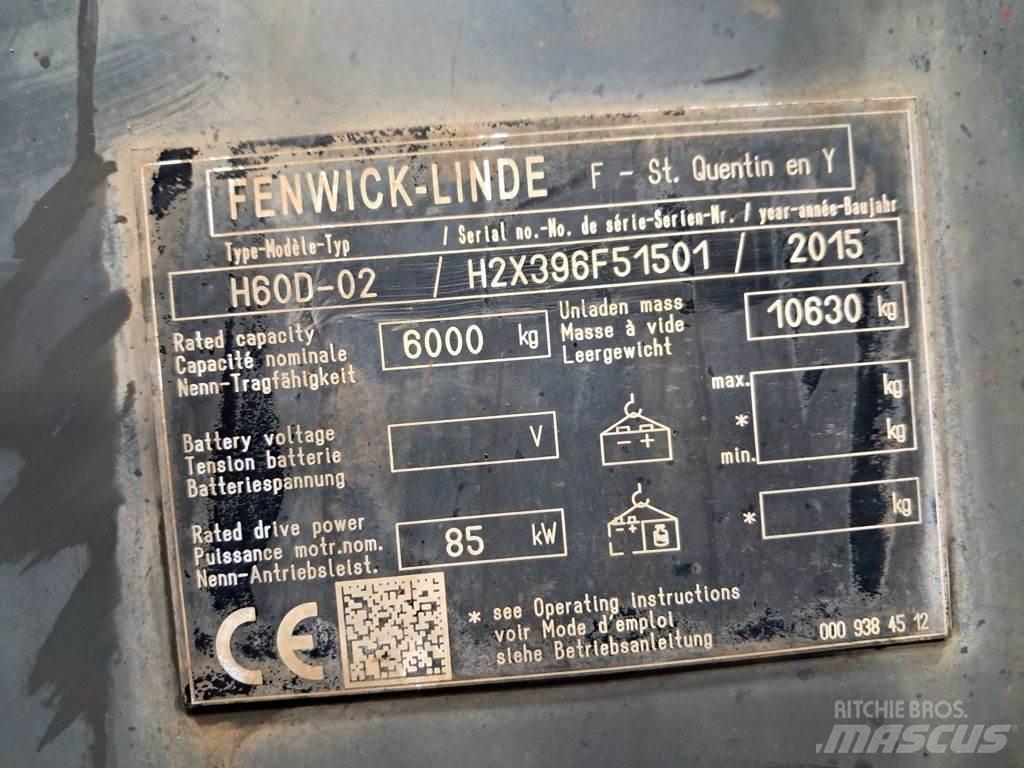 Linde H60D-02 Dizelski viličari