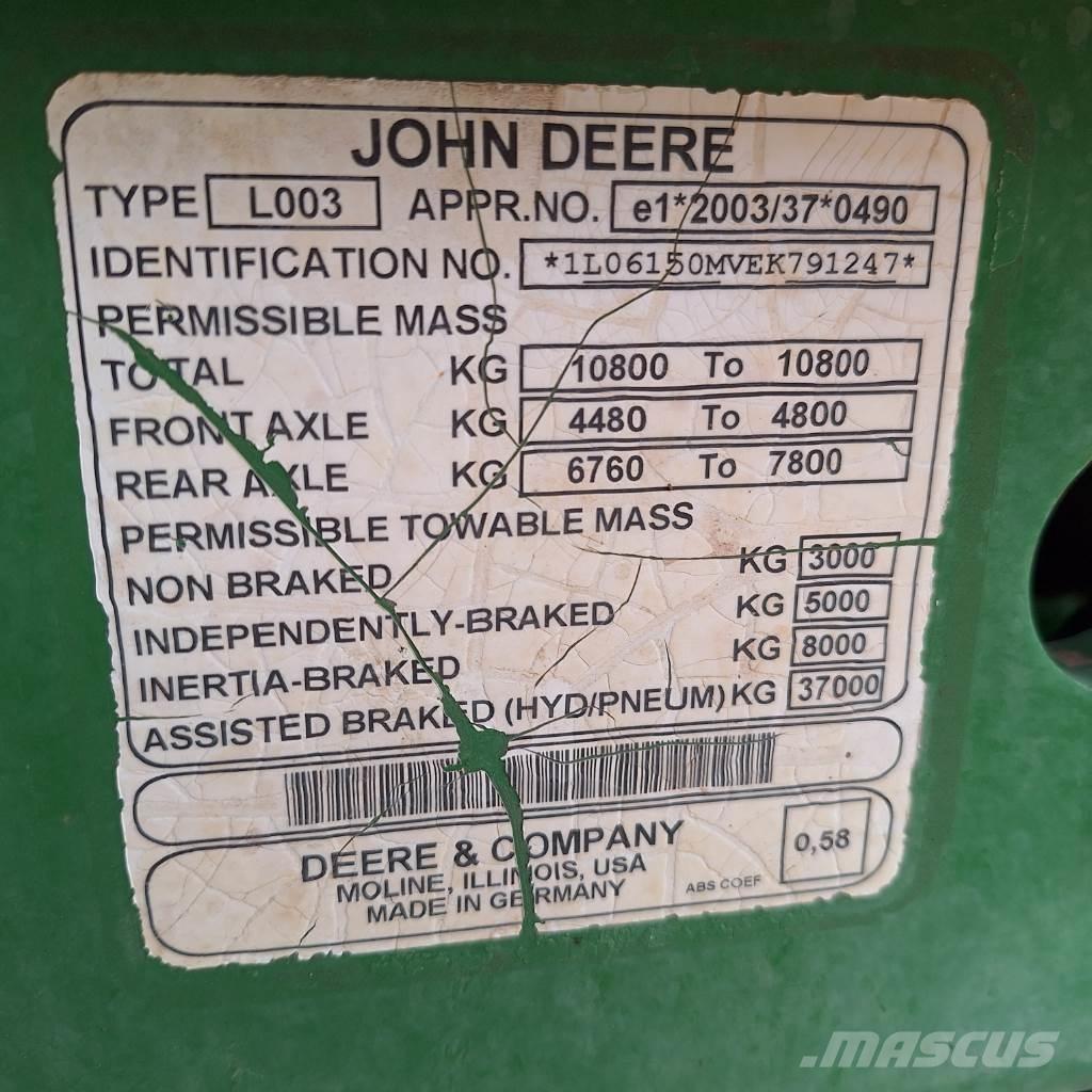 John Deere 6150M Traktori