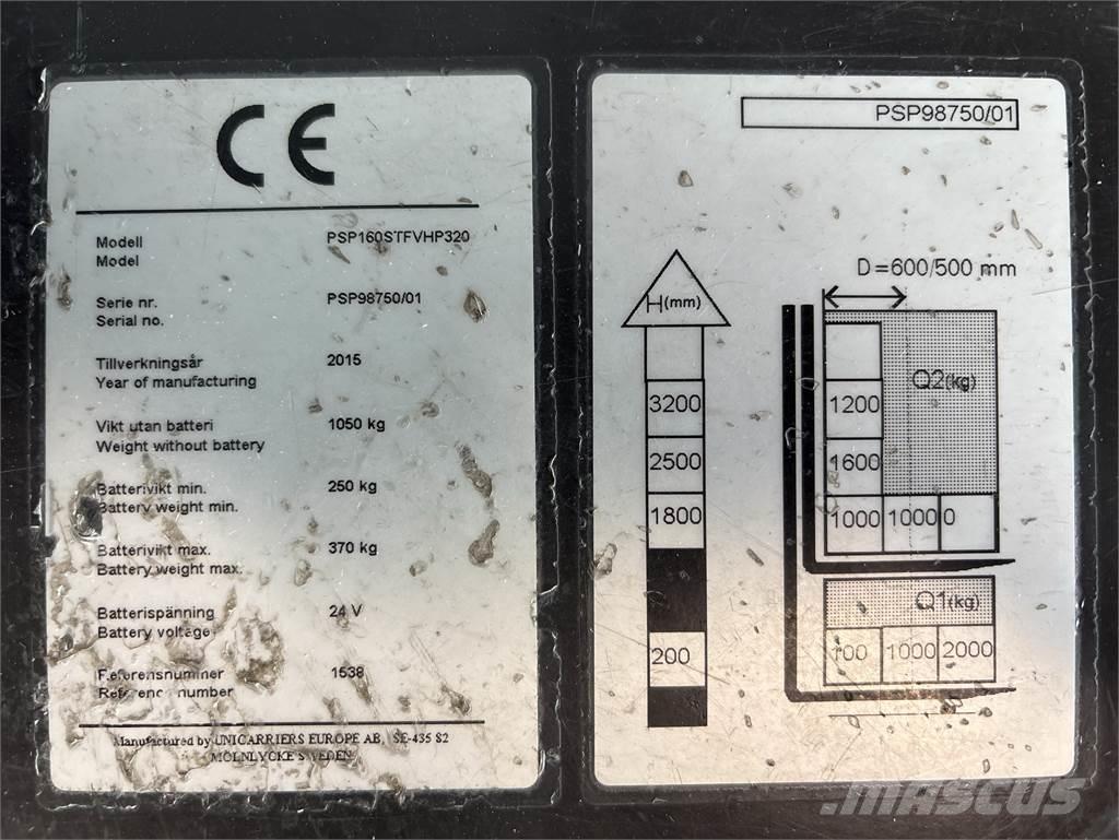 Atlet PSP160 Samopogonski ručni viličari