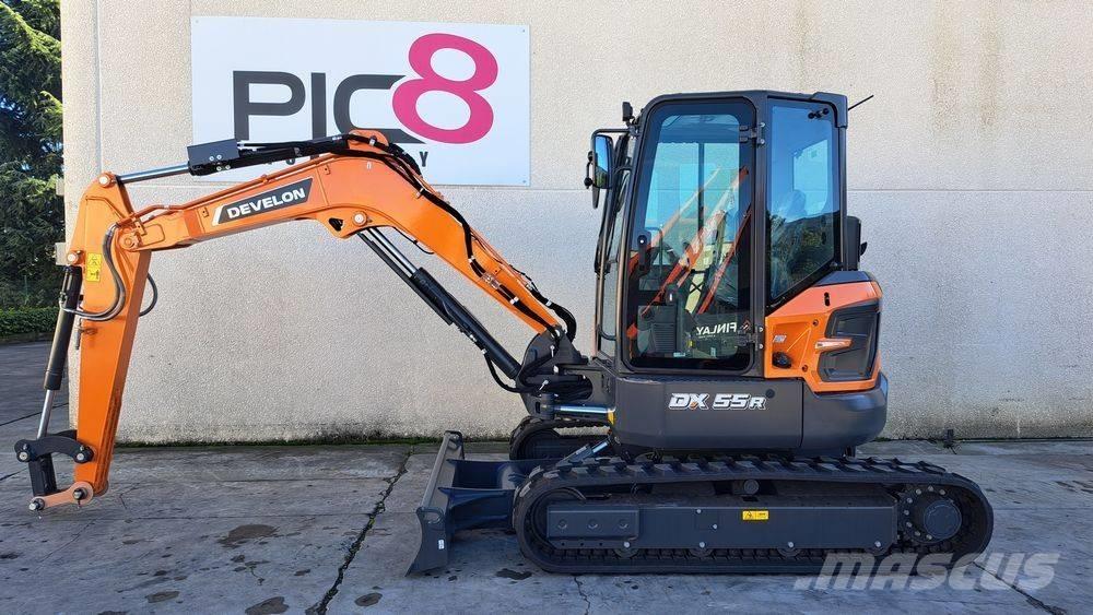 Develon DX 55 R-7 Mini bageri <7t