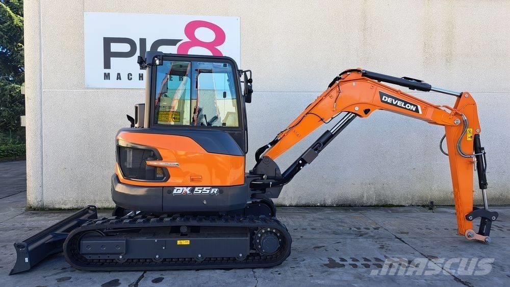 Develon DX 55 R-7 Mini bageri <7t