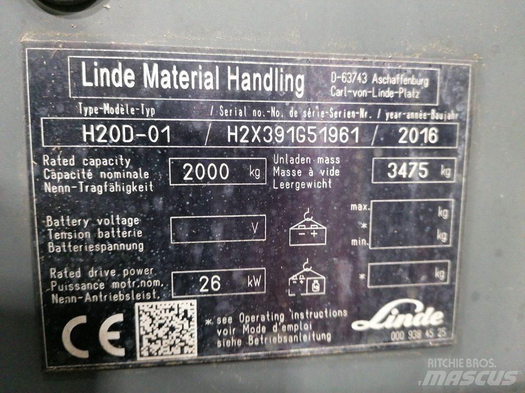 Linde H20D-01 Dizelski viličari