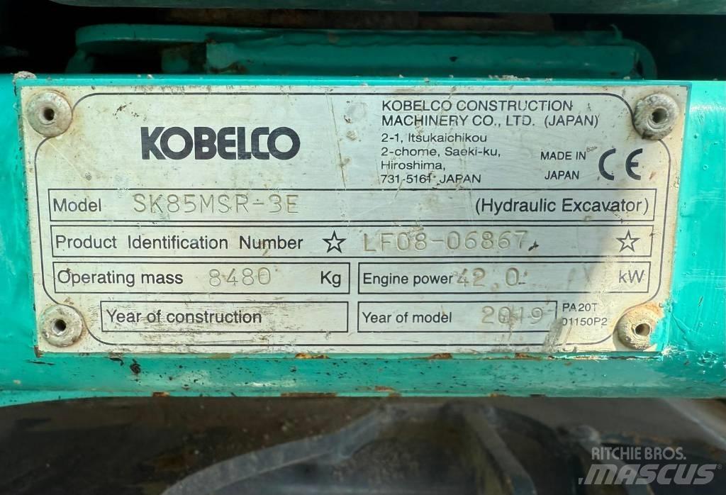 Kobelco SK 85 MSR-3 Midi bageri 7t – 12t