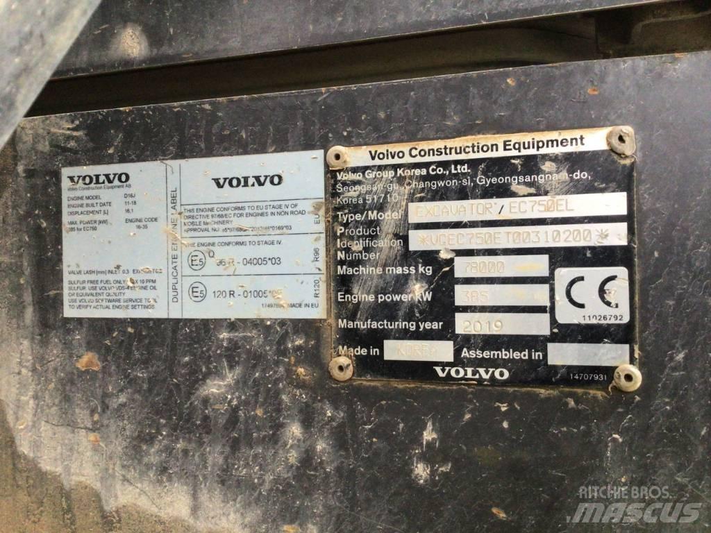 Volvo EC 750 E Bageri gusjeničari