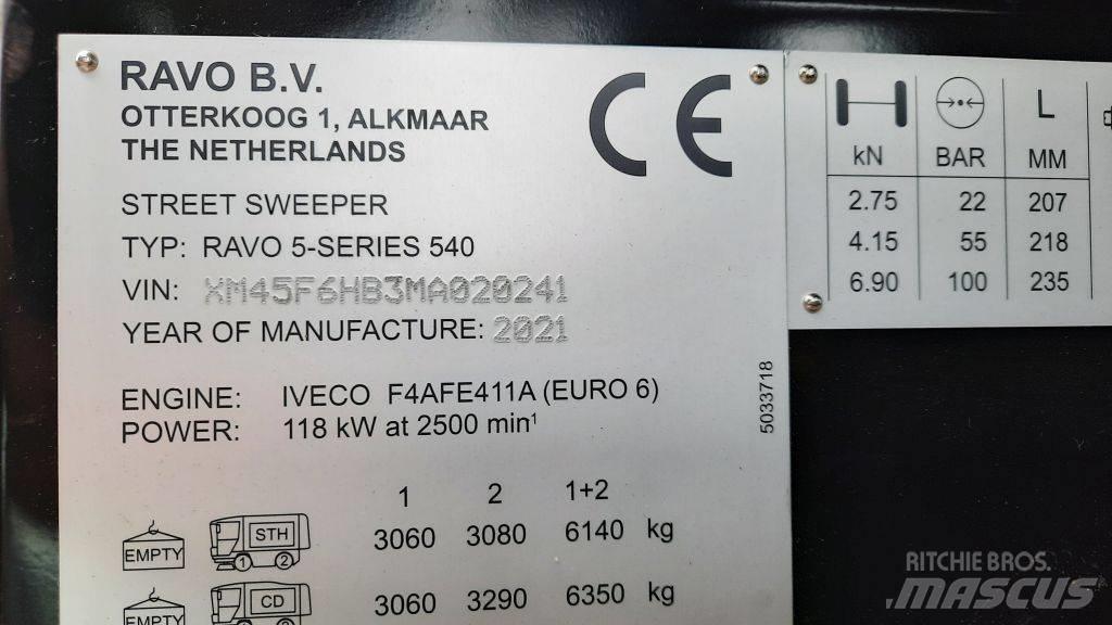 Ravo 540STH Strojevi za metenje