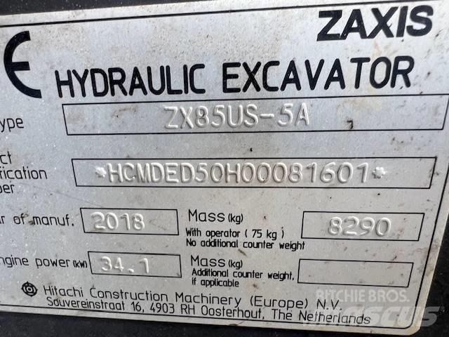 Hitachi ZX85US-5A Midi bageri 7t – 12t