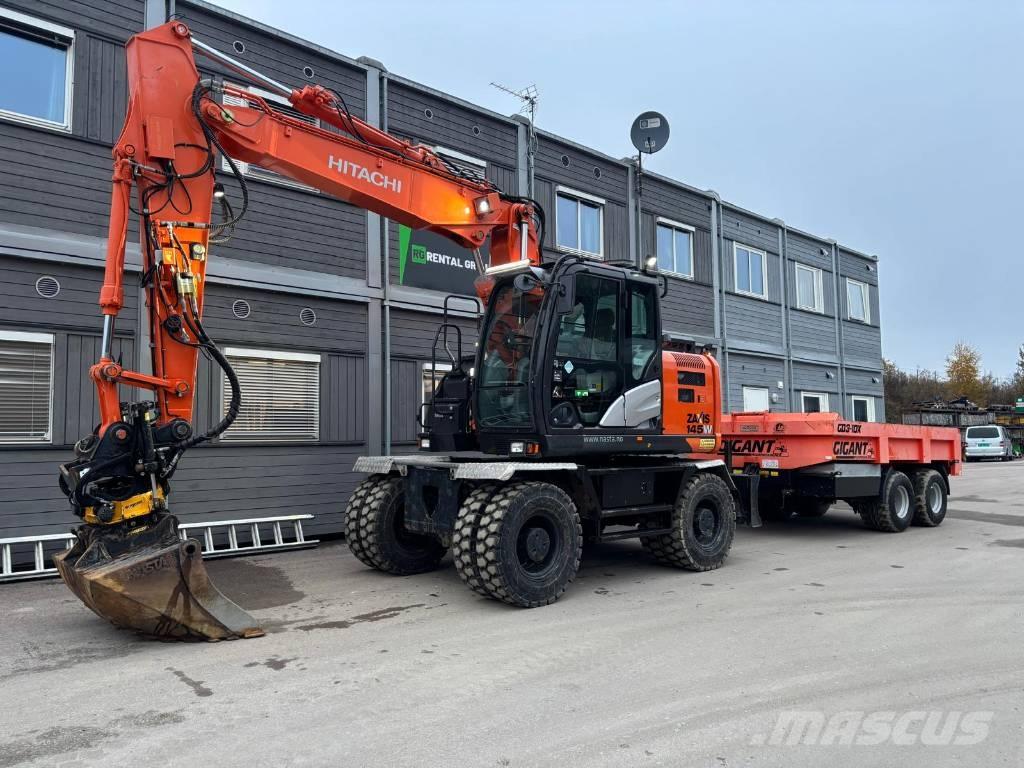 Hitachi ZX 145 W-6 Bageri na kotačima