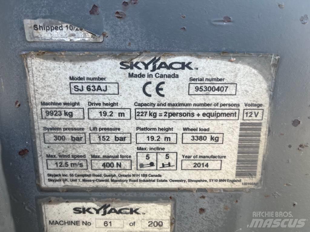 SkyJack SJ 63 AJ Zglobne podizne platforme