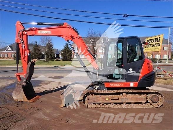 Kubota KX080-4 Bageri gusjeničari