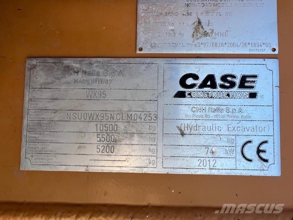 CASE WX 95 Bageri na kotačima