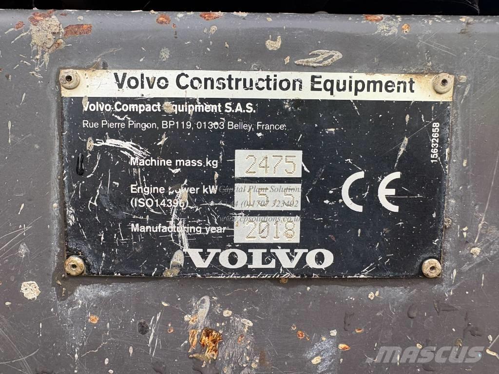 Volvo ECR 25 D Mini bageri <7t