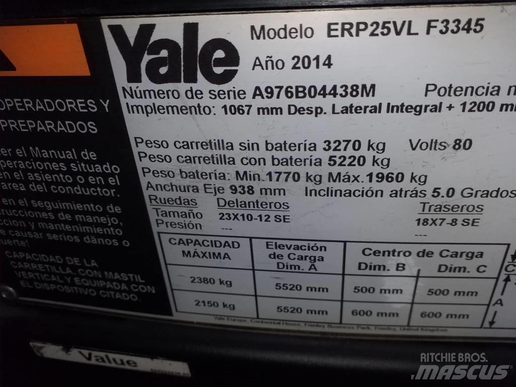 Yale ERP25VL Električni viličari