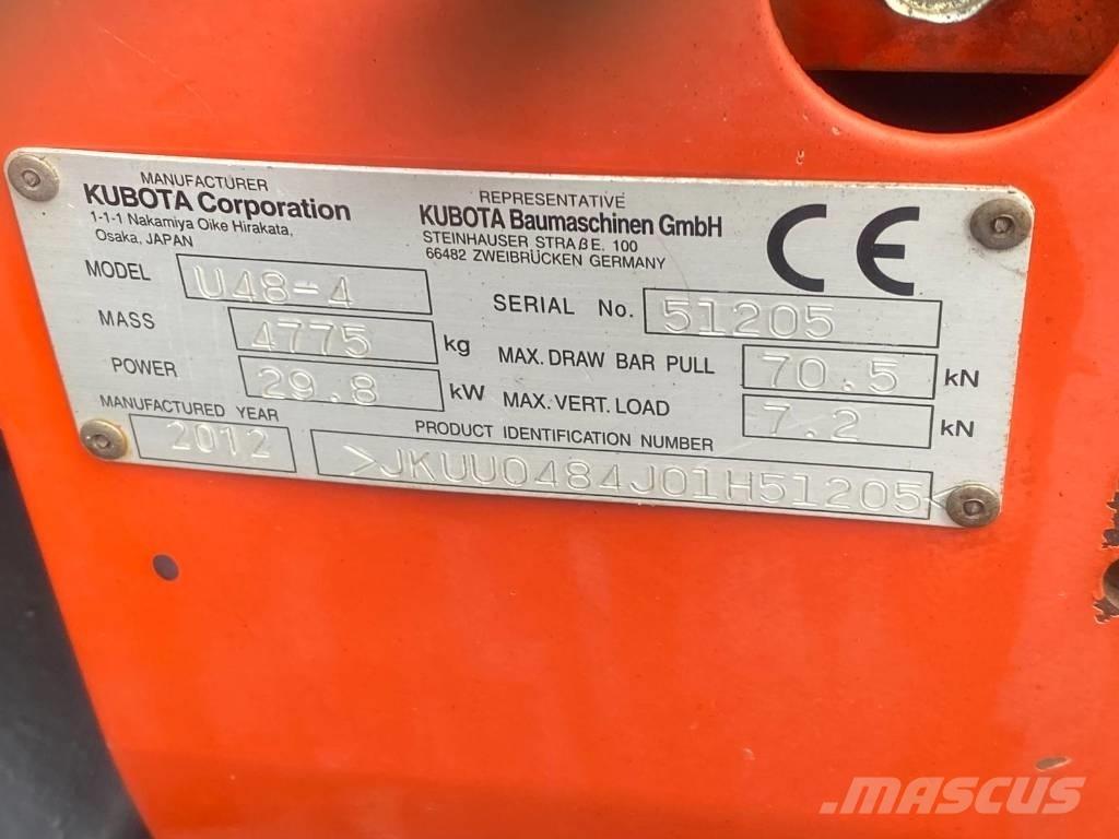 Kubota U 48-4 Mini bageri <7t