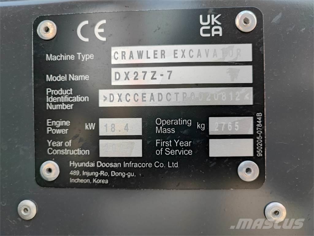 Develon DX27Z-7 Poljoprivreda – ostalo