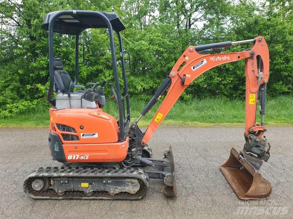 Kubota U 17-3a Mini bageri <7t