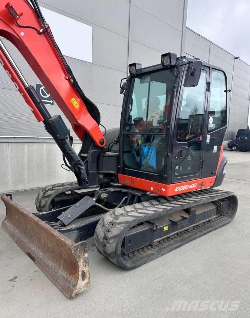 Kubota KX 080-4@2 Midi bageri 7t – 12t