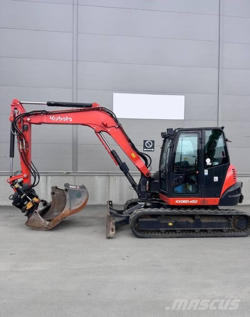 Kubota KX 080-4@2 Midi bageri 7t – 12t