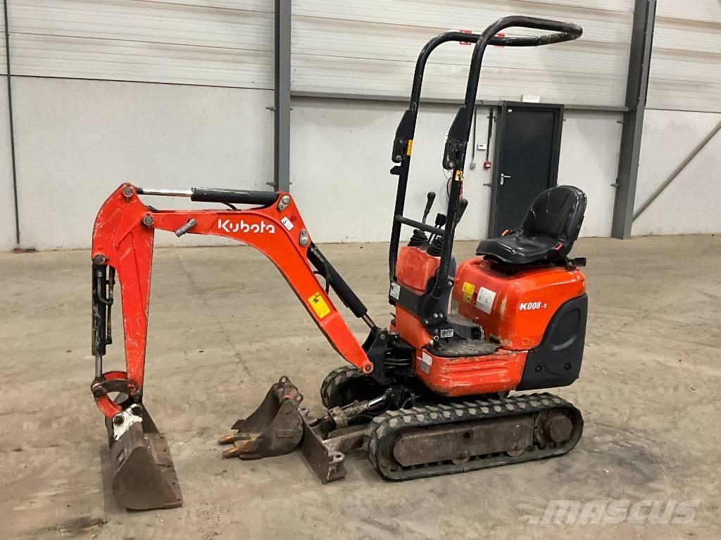 Kubota K 008-3 Mini bageri <7t