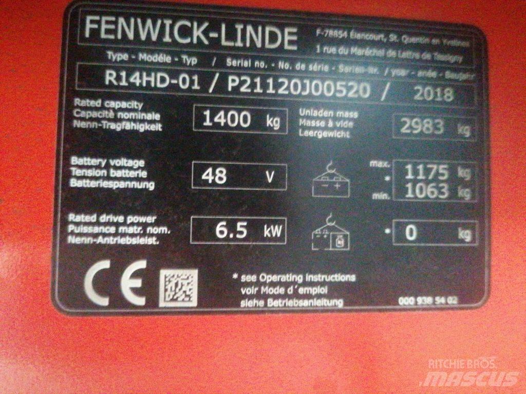 Linde R14HD Viličari sa pomičnim stupom