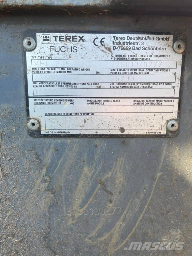 Fuchs MHL 335 Bageri za manipuliranje materijalom / otpadom