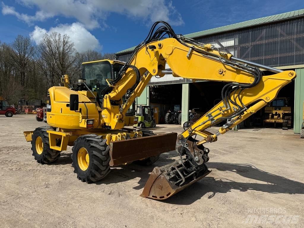 Komatsu PW 98 MR-8 Bageri na kotačima