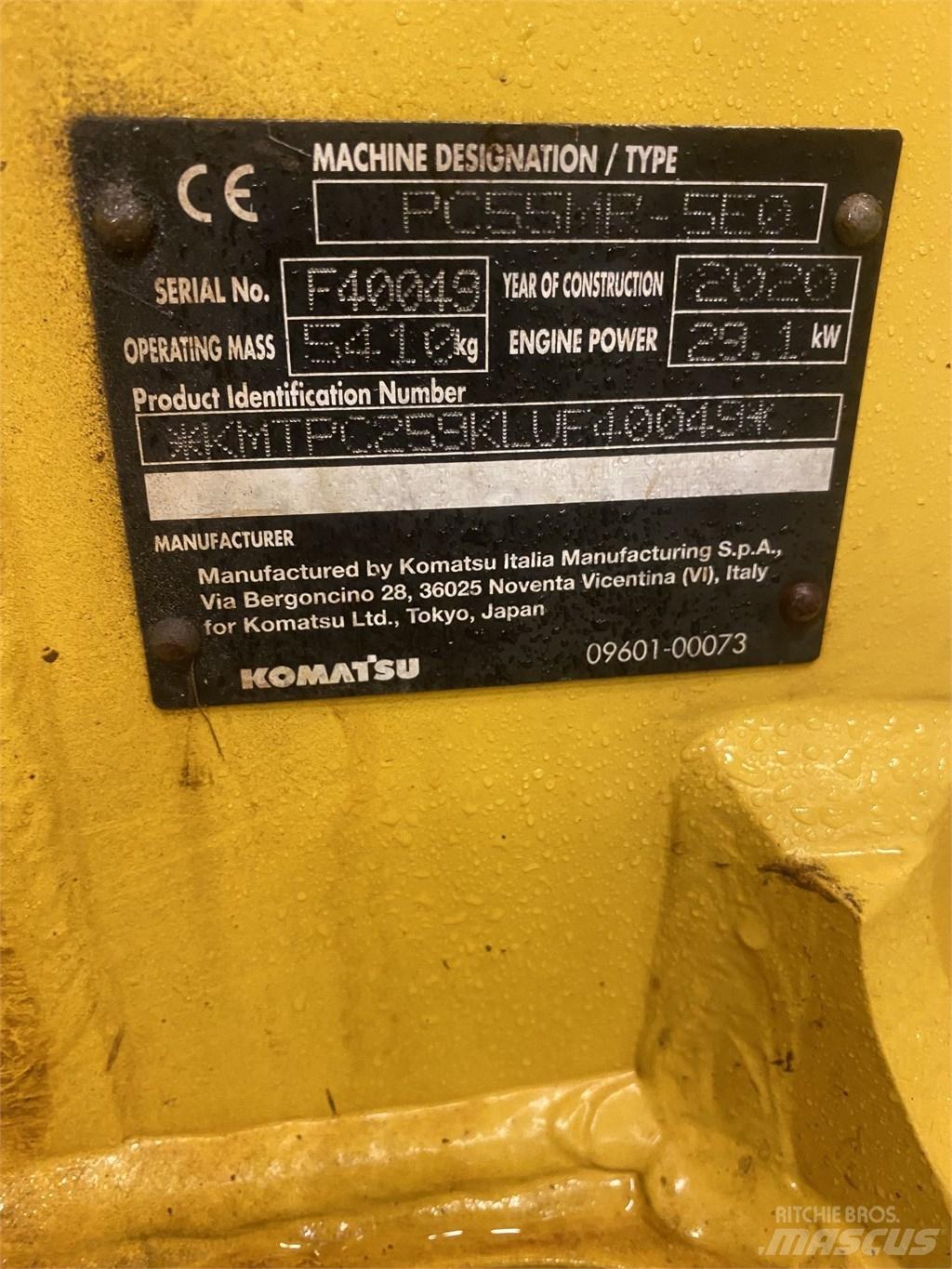 Komatsu PC55MR-5 Mini bageri <7t